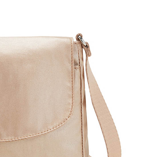 Kipling Tamia Metallic Crossbody Veske Gull | NO 1981LI